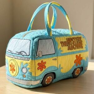 Mystery Machine Themed Travel Bag - Blue and Yellow